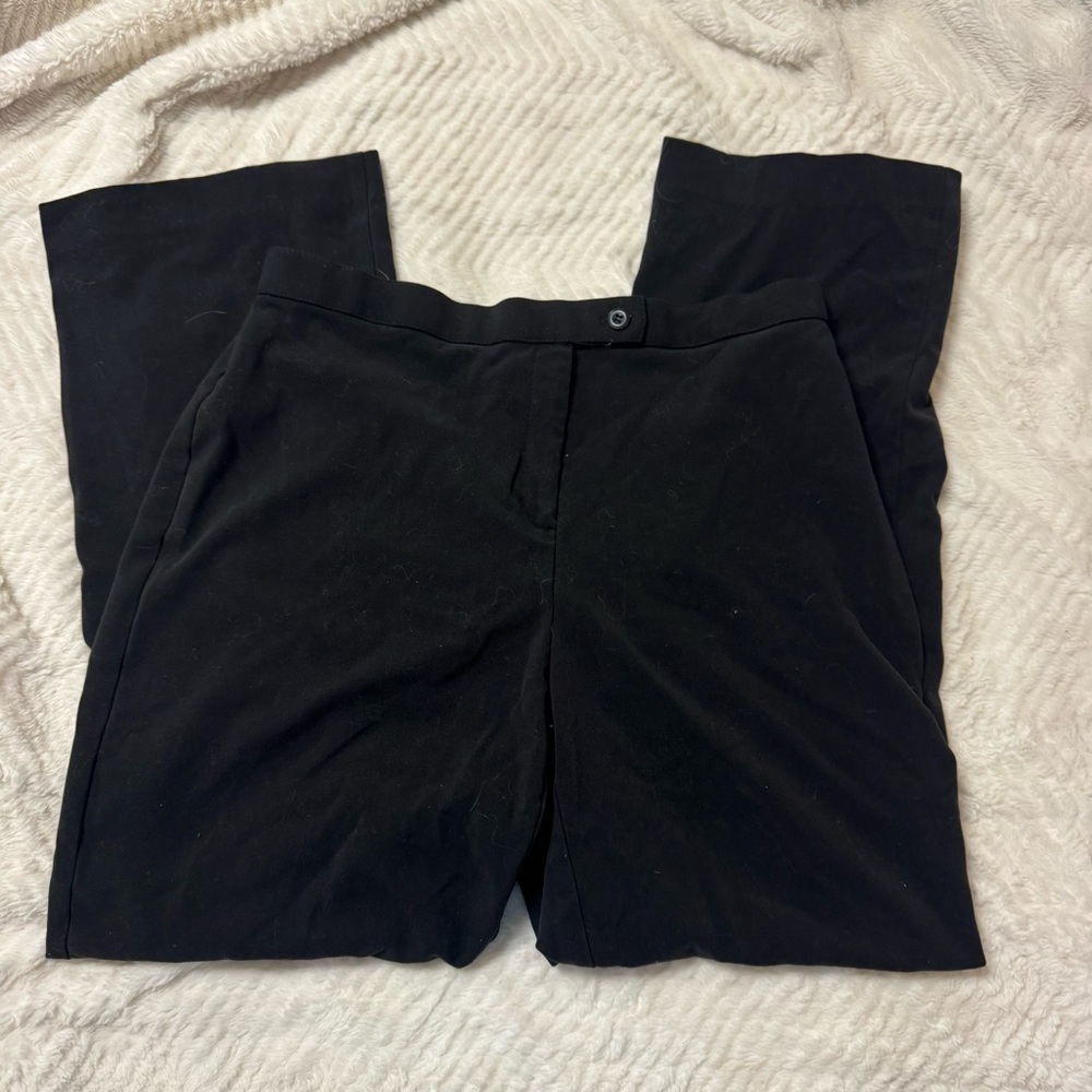 east fifth black dress pants with front pockets